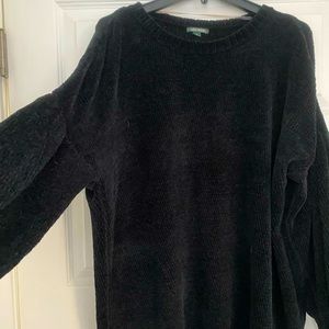 Oversized black sweater